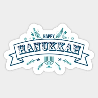 The first day of Hanukkah Sticker